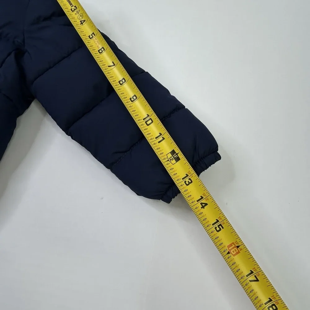 The Children's PLACE Toddler Boys‎ 4T Hooded Puffer Jacket Blue Water Resistant